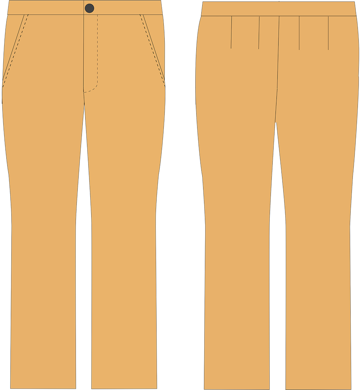 Pants Clipart Hd PNG, Flat Pants, Trousers, Pants, Flat Ui PNG Image For  Free Download